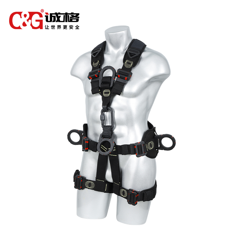 5掛點(diǎn)6調(diào)節(jié)點(diǎn)全身式安全帶-絕緣防電弧 FA50608-ArcD