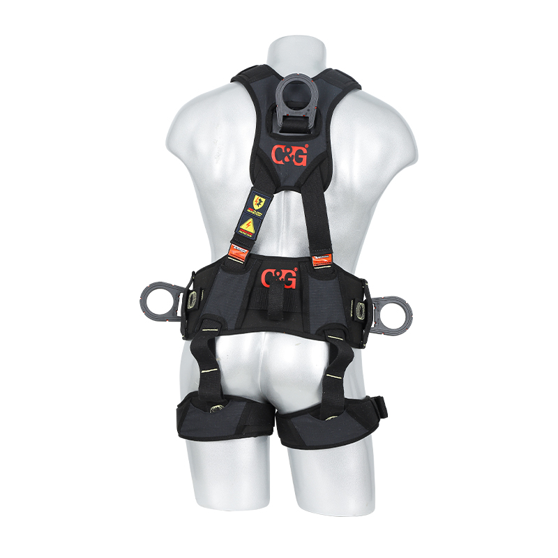 5掛點(diǎn)6調(diào)節(jié)點(diǎn)全身式安全帶-絕緣防電弧 FA50608-ArcD